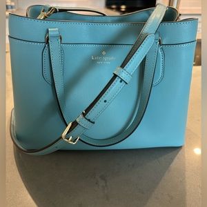 Kate Spade Sienna Satchel in Smokey Blue